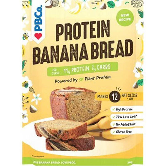 PBCO Plant Protein Banana Bread 340g