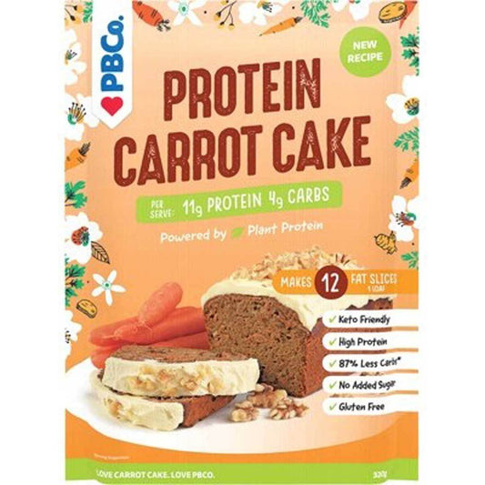 PBCO Plant Protein Carrot Cake 320g