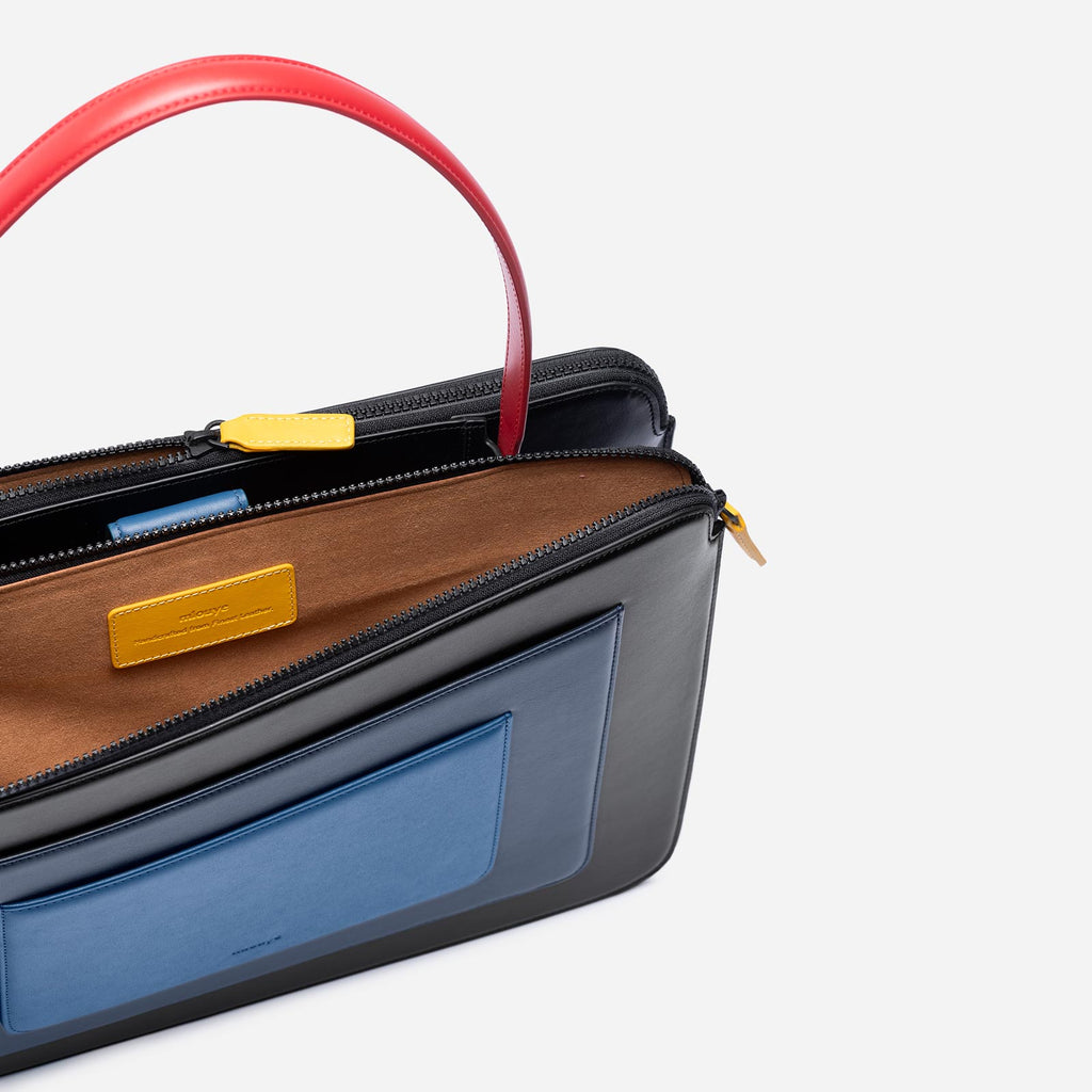 Business Bag - Black & Blue