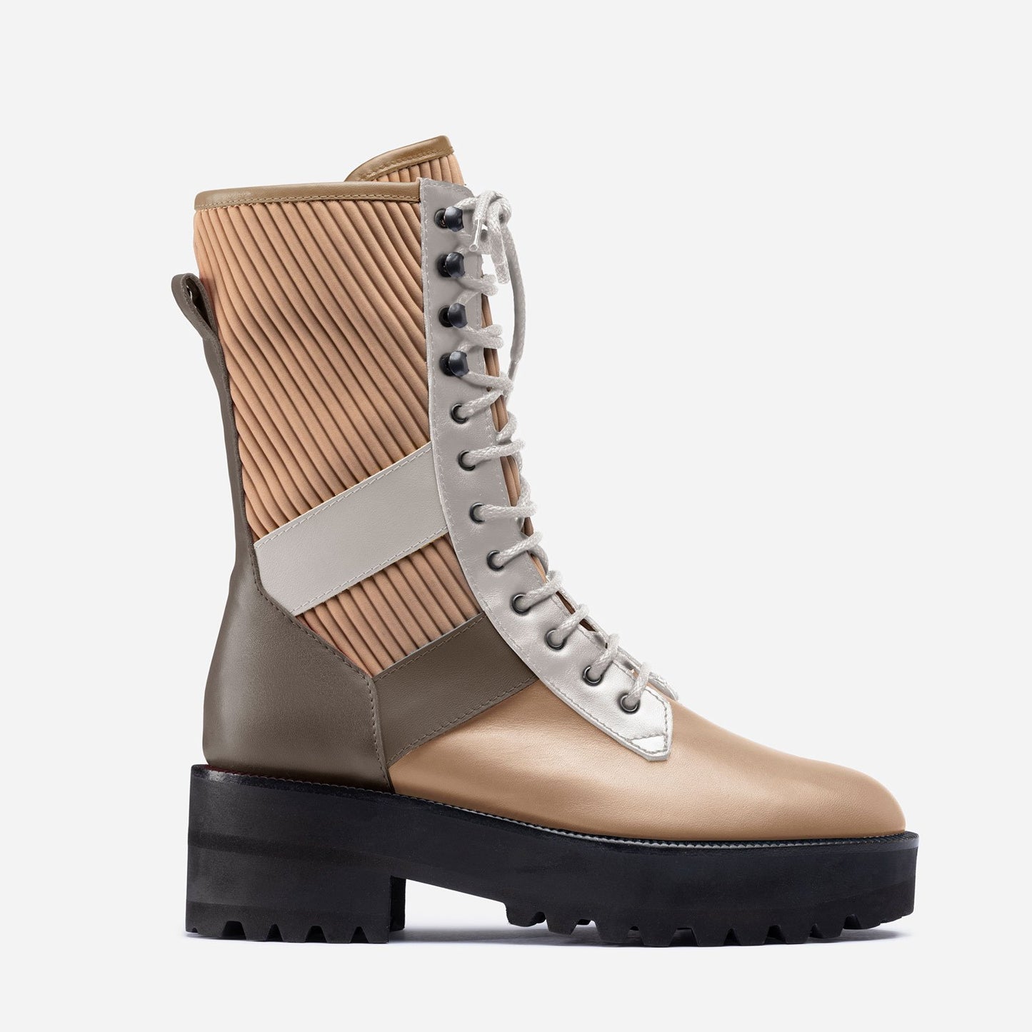 Otti Combat Boot – Milchig 