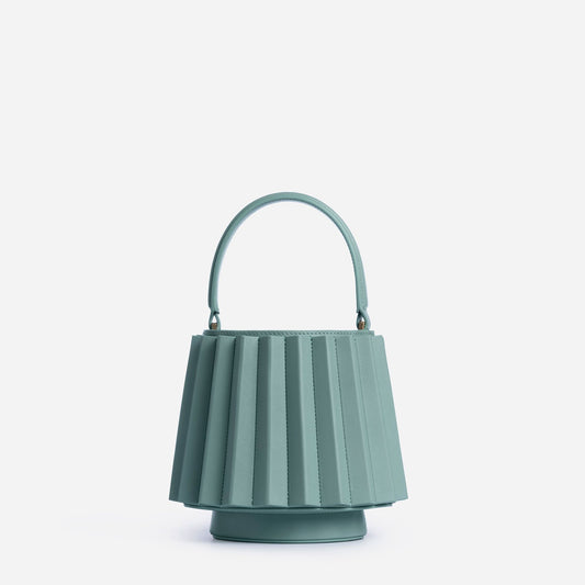 Mini Lantern Bag Pleated - Mint