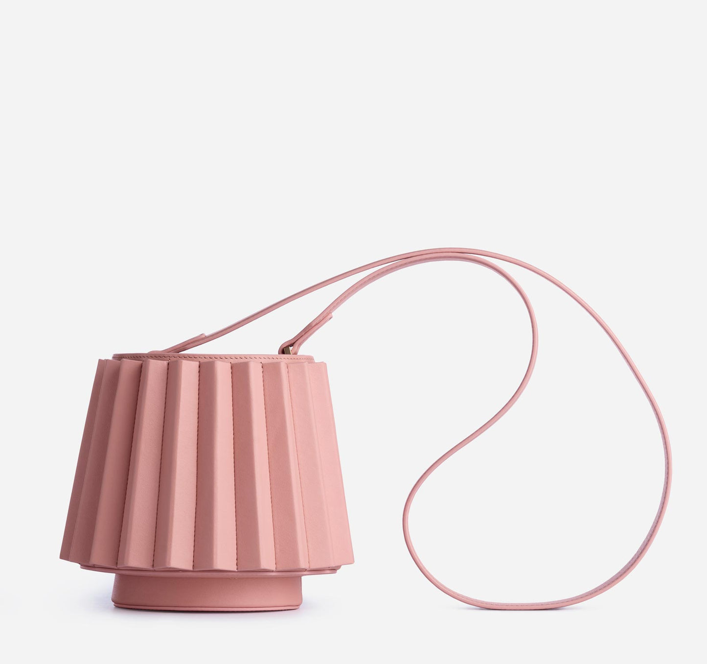 Mini Lantern Bag Pleated - Seashell Pink