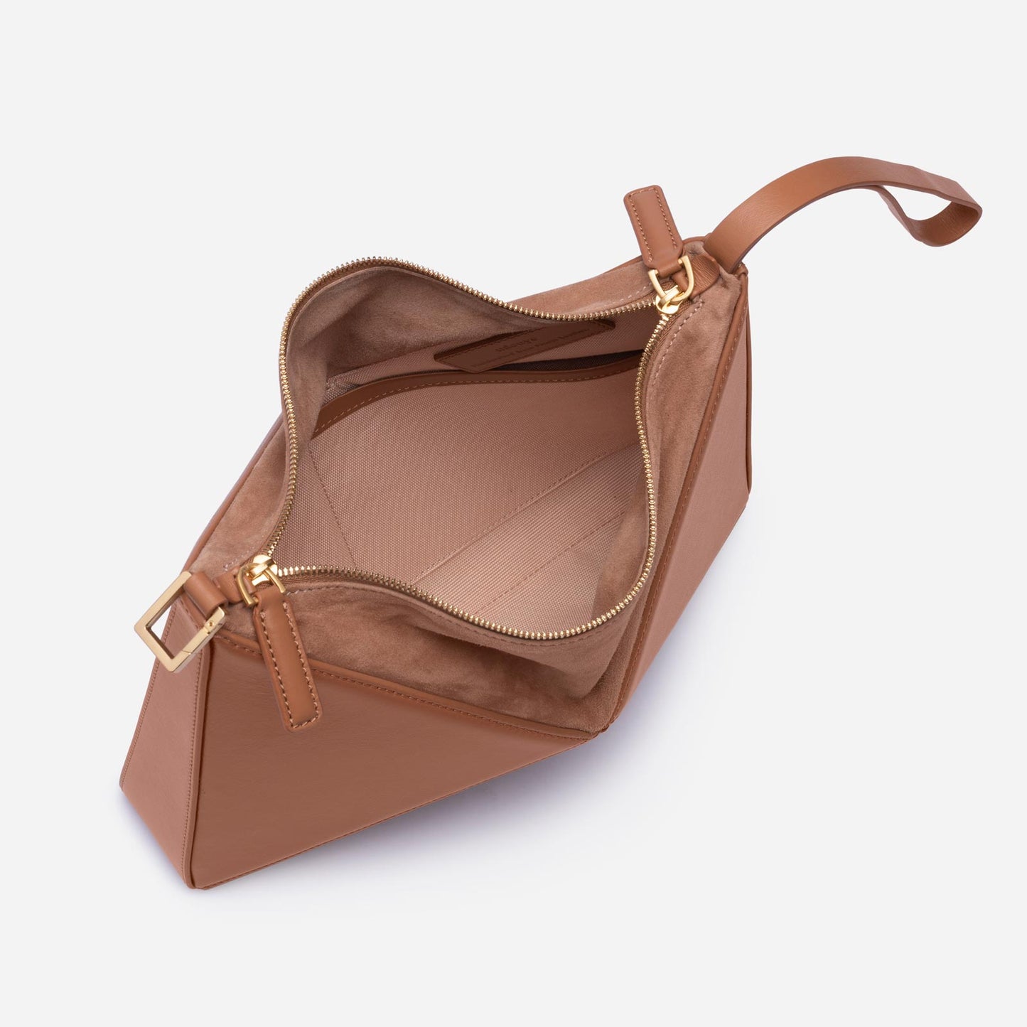 Kleine umwandelbare Flex-Tasche – Cappuccino