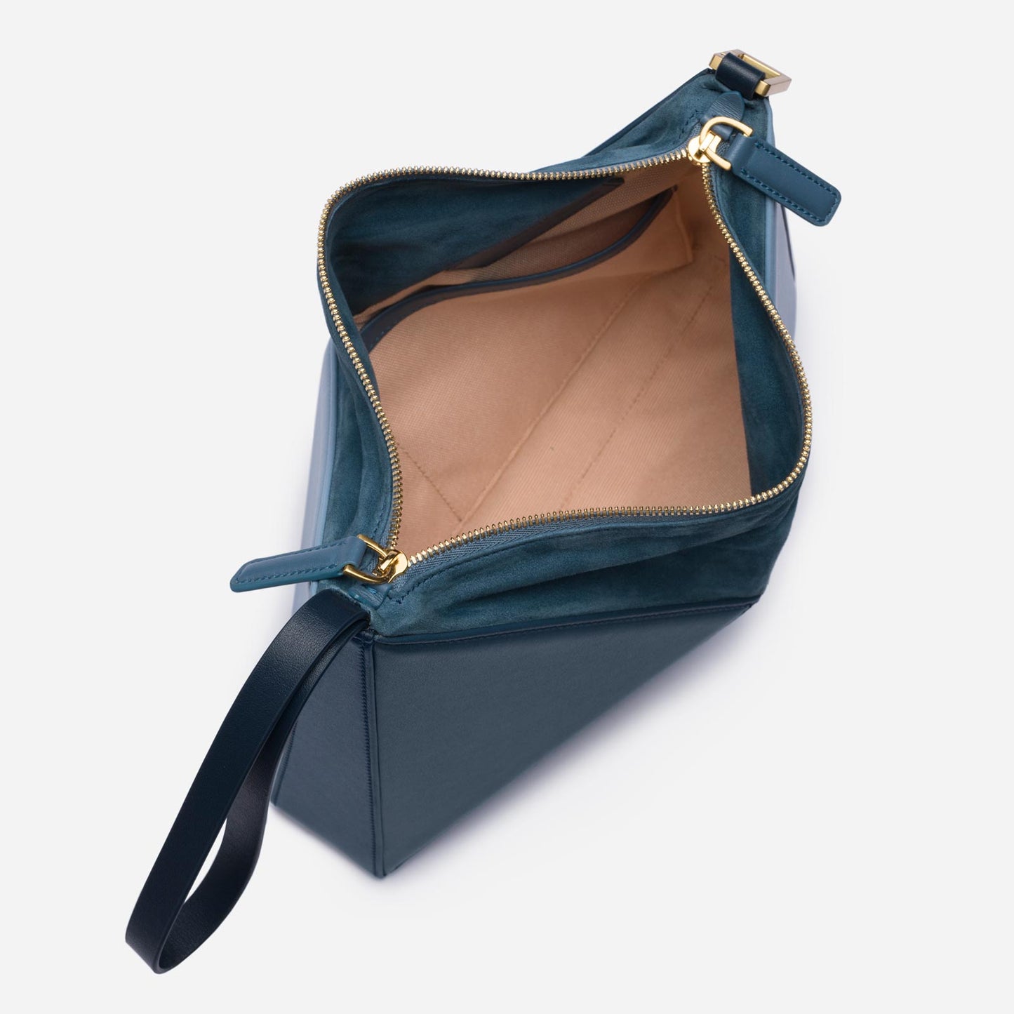 Kleine umwandelbare Flex-Tasche – Denim