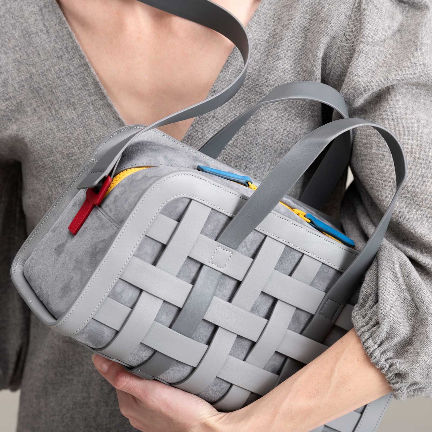 Woven Bag - Gray